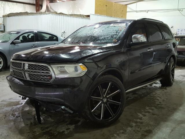 1C4RDHAG9FC759887 - 2015 DODGE DURANGO SX BLACK photo 2