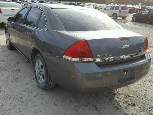 2G1WB58K481263818 - 2008 CHEVROLET IMPALA LS GRAY photo 3