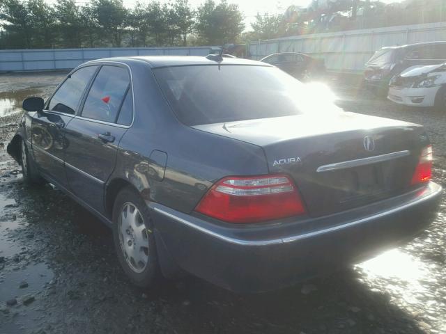 JH4KA96634C001619 - 2004 ACURA 3.5RL GRAY photo 3