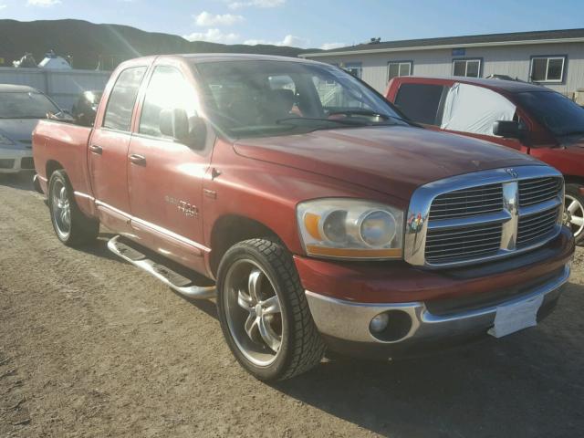 1D7HA18266S597833 - 2006 DODGE RAM 1500 S RED photo 1