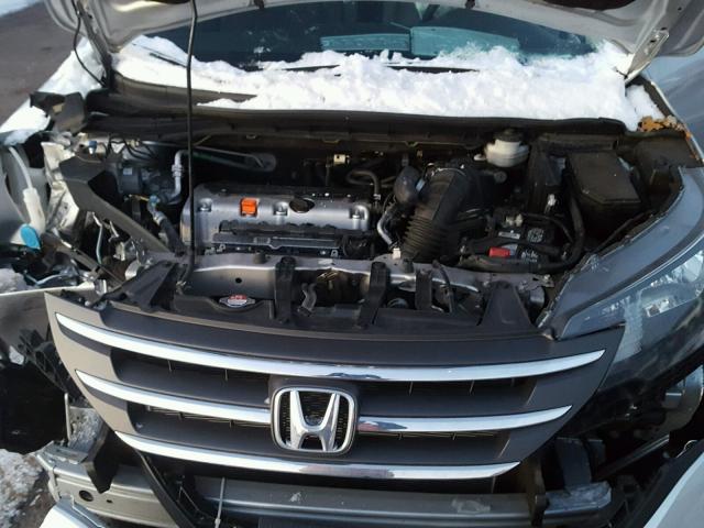 5J6RM4H7XEL053650 - 2014 HONDA CR-V EXL SILVER photo 7