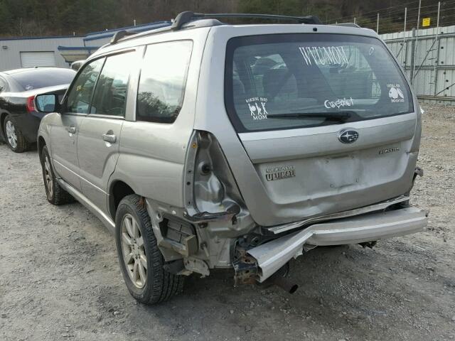 JF1SG65617H726228 - 2007 SUBARU FORESTER 2 SILVER photo 3