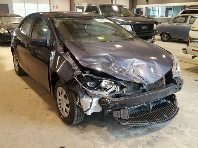 2T1BURHE8GC587503 - 2016 TOYOTA COROLLA L GRAY photo 1