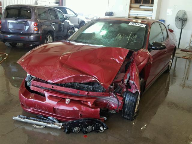 2G1WW12E659171736 - 2005 CHEVROLET MONTE CARL 栗色 照片 2