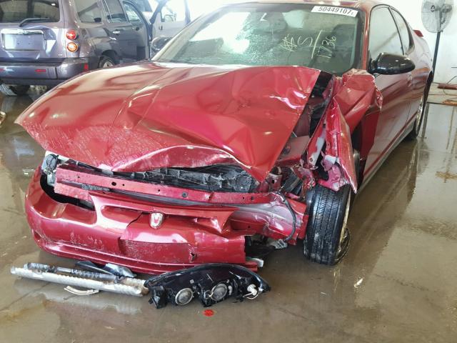 2G1WW12E659171736 - 2005 CHEVROLET MONTE CARL 栗色 照片 9