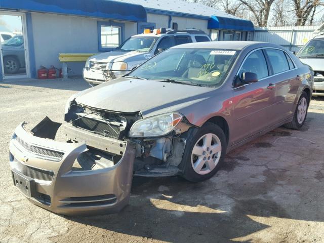 1G1ZG57B28F175116 - 2008 CHEVROLET MALIBU LS TAN photo 2