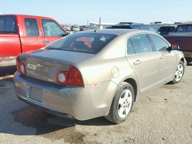 1G1ZG57B28F175116 - 2008 CHEVROLET MALIBU LS TAN photo 4