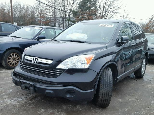 5J6RE48799L040732 - 2009 HONDA CR-V EXL BLACK photo 2