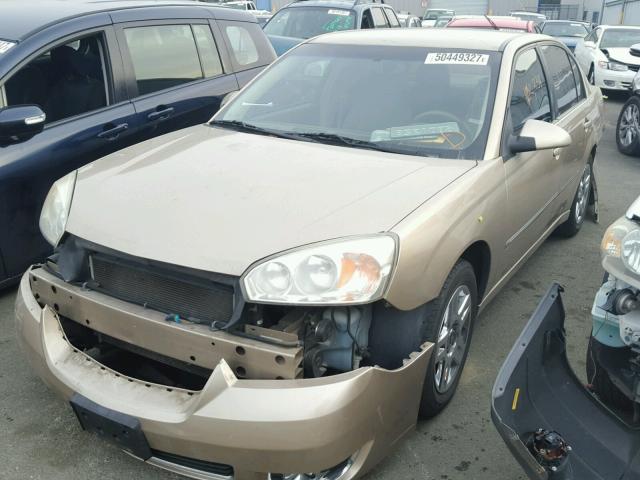 1G1ZT58F47F305876 - 2007 CHEVROLET MALIBU LT GOLD photo 2