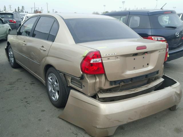 1G1ZT58F47F305876 - 2007 CHEVROLET MALIBU LT Qızıl foto 3