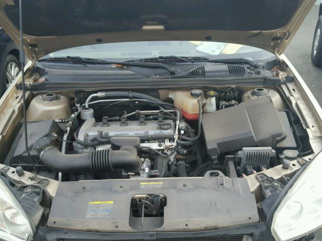 1G1ZT58F47F305876 - 2007 CHEVROLET MALIBU LT Qızıl foto 7