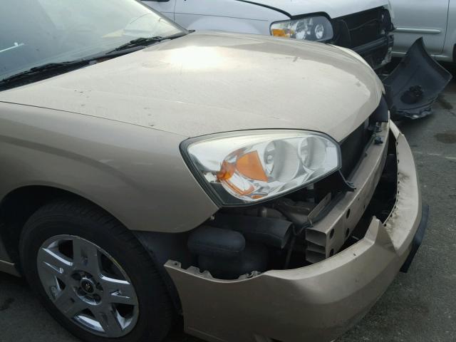 1G1ZT58F47F305876 - 2007 CHEVROLET MALIBU LT GOLD photo 9