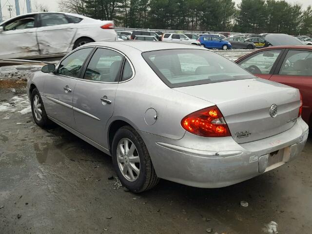2G4WD532951247565 - 2005 BUICK LACROSSE C SILVER photo 3