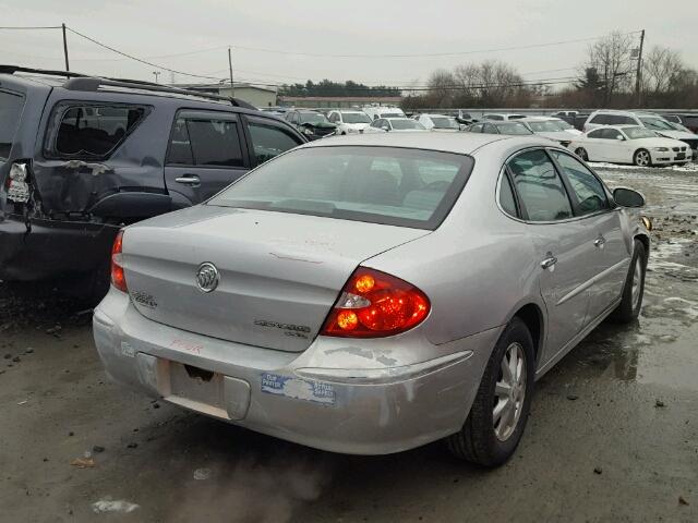 2G4WD532951247565 - 2005 BUICK LACROSSE C SILVER photo 4