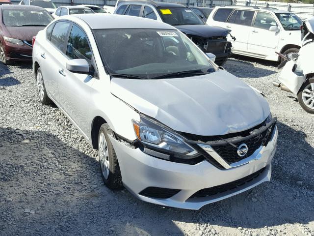 3N1AB7AP6GY236254 - 2016 NISSAN SENTRA S SILVER photo 1