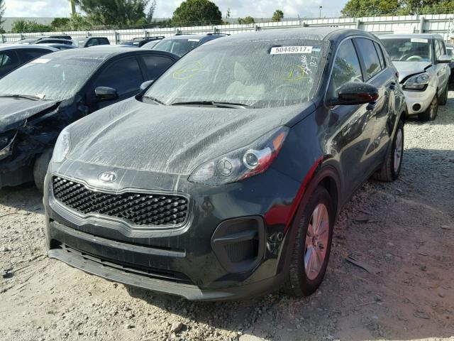 KNDPM3ACXH7154019 - 2017 KIA SPORTAGE L BLACK photo 2