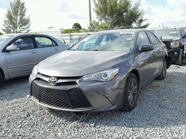 4T1BF1FK6GU173901 - 2016 TOYOTA CAMRY LE GRAY photo 2