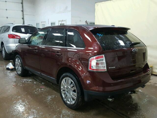 2FMDK4KC1ABA12079 - 2010 FORD EDGE LIMIT BROWN photo 3