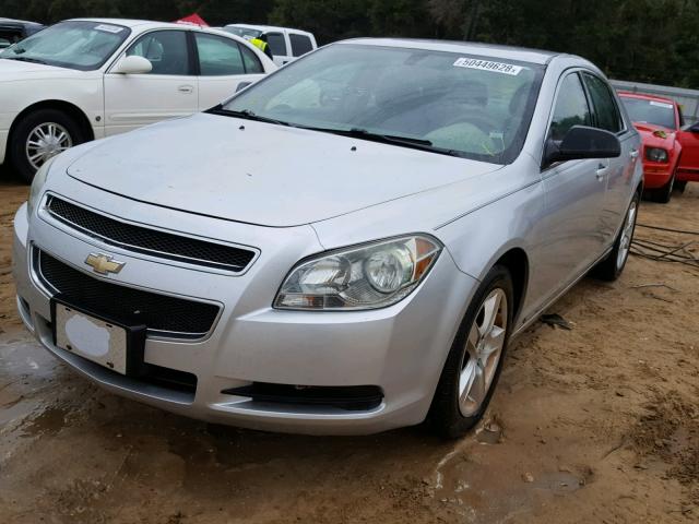 1G1ZB5EB9A4116986 - 2010 CHEVROLET MALIBU LS Gümüş foto 2