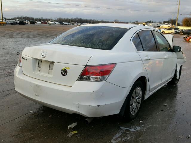 1HGCP26378A107804 - 2008 HONDA ACCORD LX WHITE photo 4