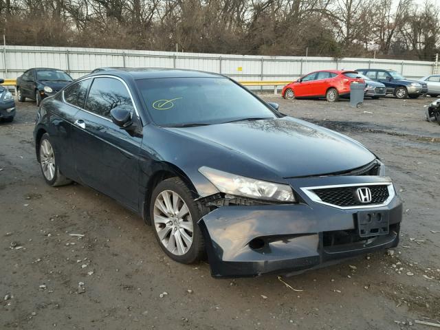 1HGCS22869A004682 - 2009 HONDA ACCORD EXL BLACK photo 1