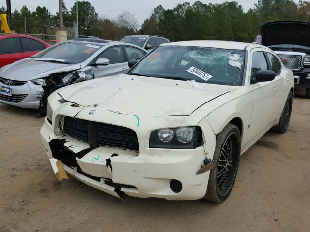 2B3KA43G78H298884 - 2008 DODGE CHARGER WHITE photo 2