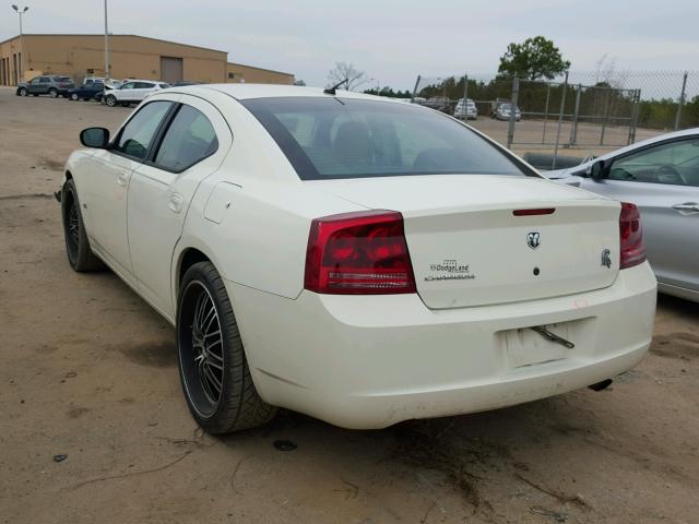 2B3KA43G78H298884 - 2008 DODGE CHARGER WHITE photo 3