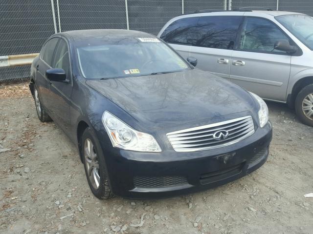 JNKCV61F49M357285 - 2009 INFINITI G37 BLACK photo 1