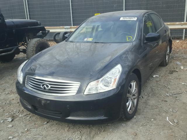 JNKCV61F49M357285 - 2009 INFINITI G37 BLACK photo 2