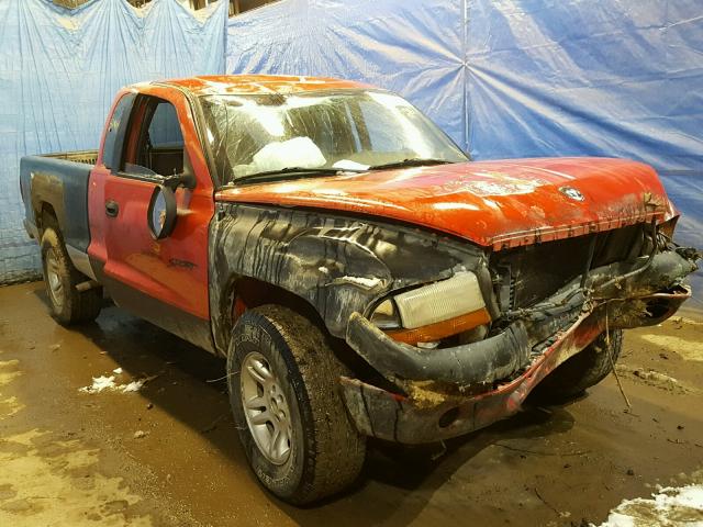 1B7GG22Y8XS202852 - 1999 DODGE DAKOTA RED photo 1