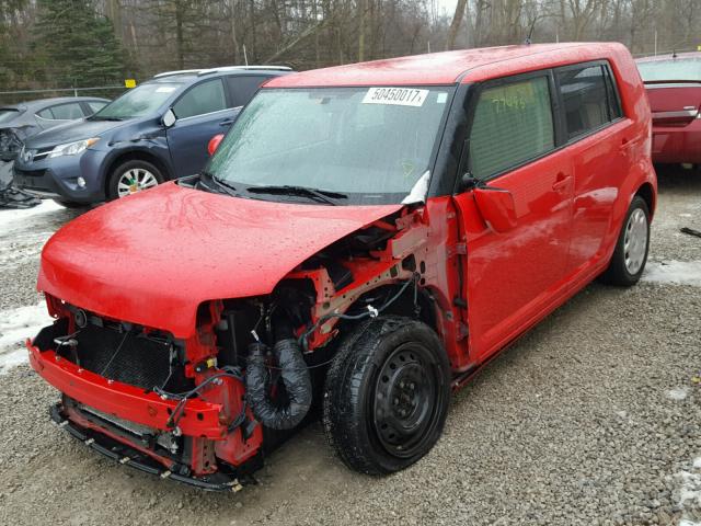 JTLKE50E491096312 - 2009 TOYOTA SCION XB RED photo 2