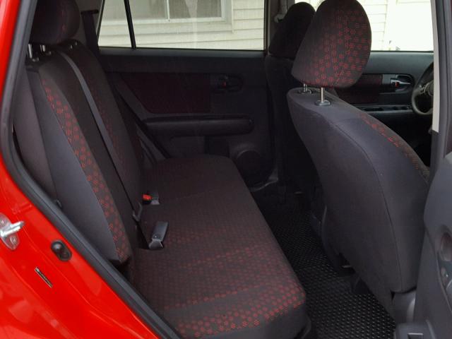 JTLKE50E491096312 - 2009 TOYOTA SCION XB 红色 照片 6