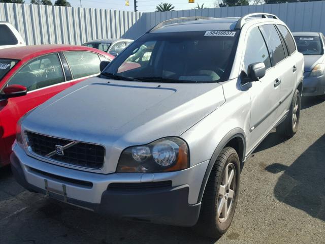 YV1CZ59H941108975 - 2004 VOLVO XC90 SILVER photo 2