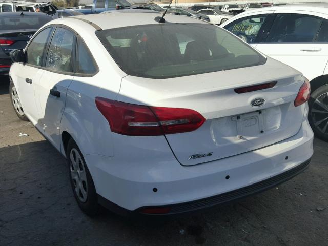 1FADP3E22GL320766 - 2016 FORD FOCUS S WHITE photo 3