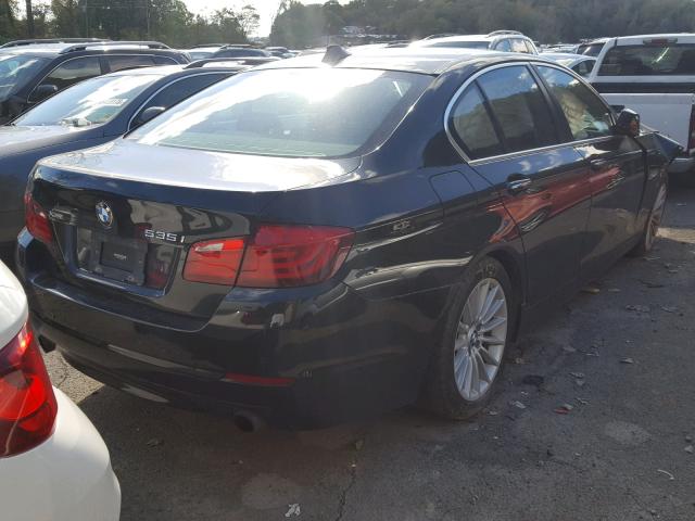 WBAFU7C57DDU75350 - 2013 BMW 535 XI BLACK photo 4