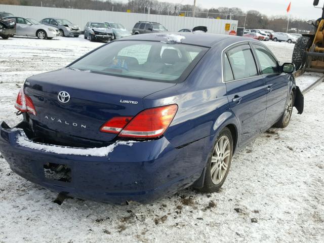 4T1BK36B56U122072 - 2006 TOYOTA AVALON XL BLUE photo 4