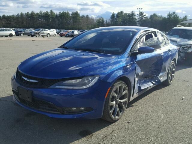 1C3CCCDG5FN508185 - 2015 CHRYSLER 200 S BLUE photo 2