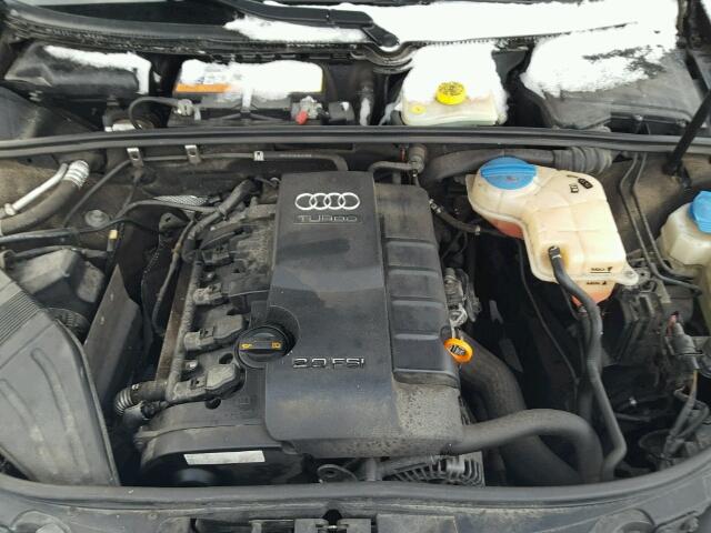 WAUAF78E86A274445 - 2006 AUDI A4 2 BLACK photo 7