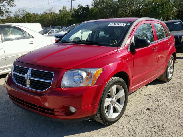 1B3CB3HA6BD132666 - 2011 DODGE CALIBER MA RED photo 2