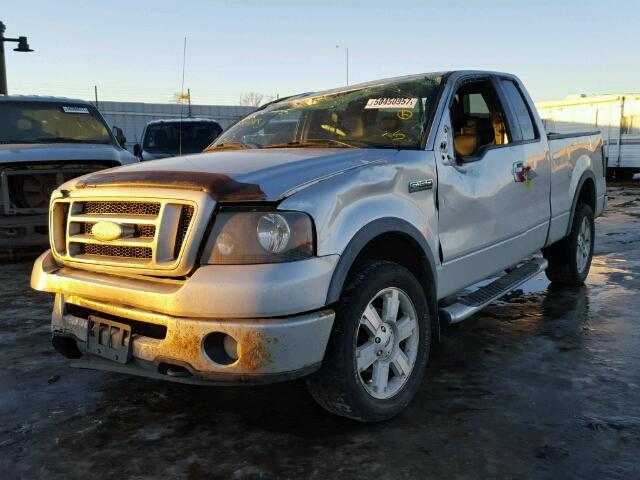 1FTPX14V67FB28109 - 2007 FORD F150 SILVER photo 2