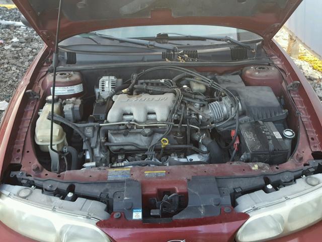 1G3NL52E43C144902 - 2003 OLDSMOBILE ALERO GL MAROON photo 7