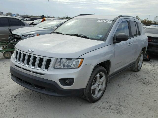 1J4NT1FB3BD142506 - 2011 JEEP COMPASS SP SILVER photo 2