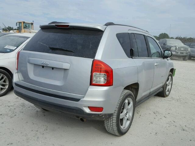 1J4NT1FB3BD142506 - 2011 JEEP COMPASS SP SILVER photo 4