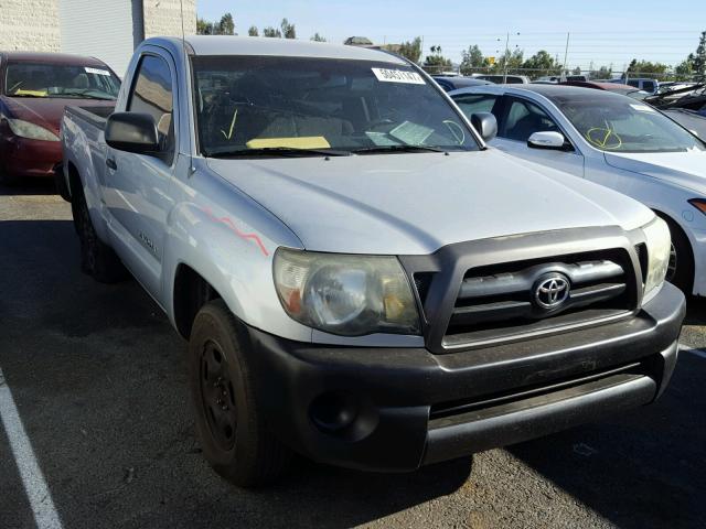 5TENX22N95Z133160 - 2005 TOYOTA TACOMA SILVER photo 1