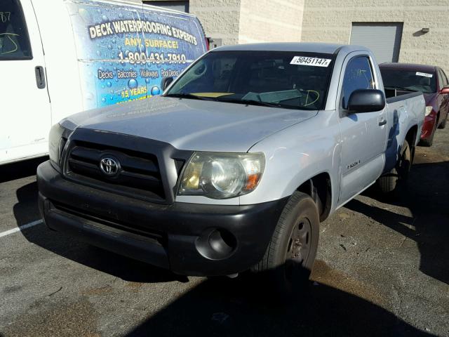 5TENX22N95Z133160 - 2005 TOYOTA TACOMA SILVER photo 2