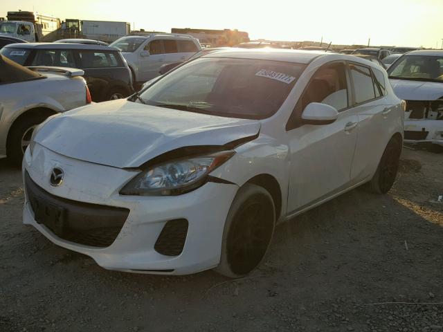 JM1BL1L86C1595572 - 2012 MAZDA 3 I WHITE photo 2