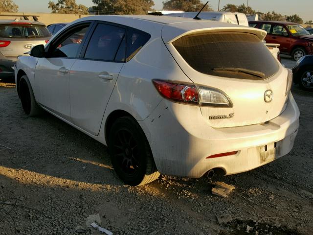 JM1BL1L86C1595572 - 2012 MAZDA 3 I WHITE photo 3