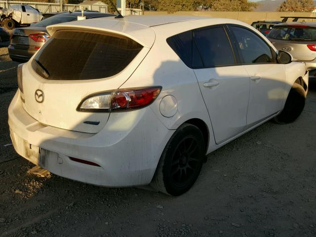 JM1BL1L86C1595572 - 2012 MAZDA 3 I WHITE photo 4