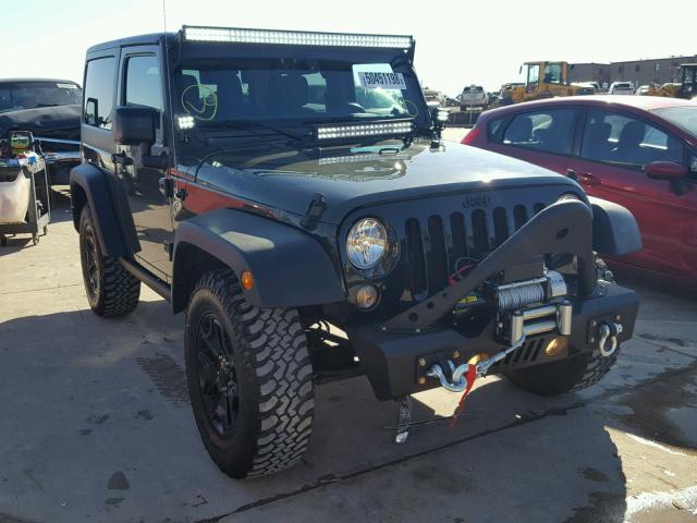 1C4AJWAGXFL689780 - 2015 JEEP WRANGLER S GREEN photo 1