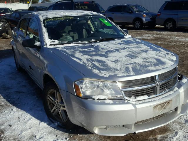 1B3LC56K58N647228 - 2008 DODGE AVENGER SX SILVER photo 1